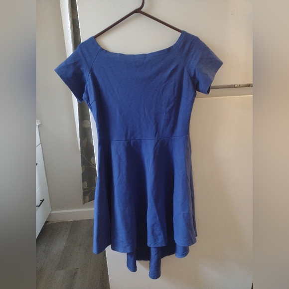 Sarin Mathews Dress Elegant Blue Midi Dress Size XXL.... - Picture 2 of 11